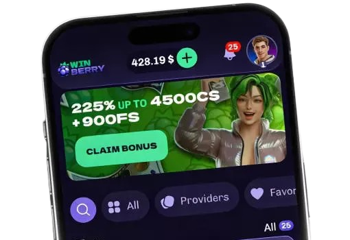 Winberry Casino App Screenshot